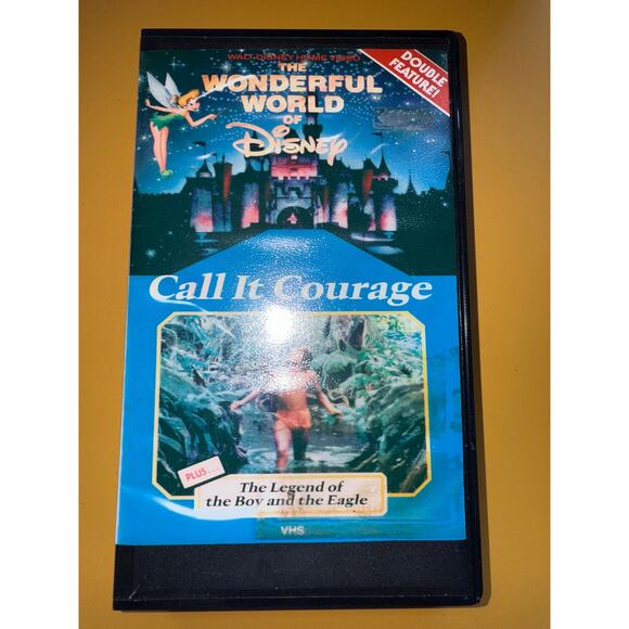 The Wonderful World of Disney CALL IT COURAGE & BOY AND THE EAGLE VHS TESTED - Picture 1 of 5